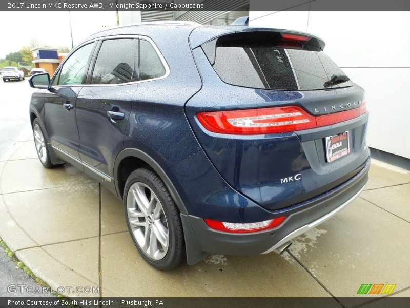 Midnight Sapphire / Cappuccino 2017 Lincoln MKC Reserve AWD