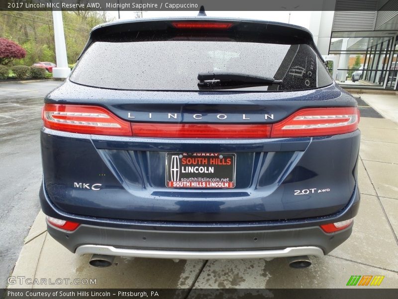 Midnight Sapphire / Cappuccino 2017 Lincoln MKC Reserve AWD