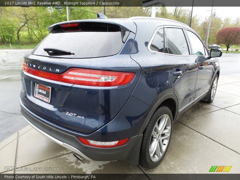 Midnight Sapphire / Cappuccino 2017 Lincoln MKC Reserve AWD