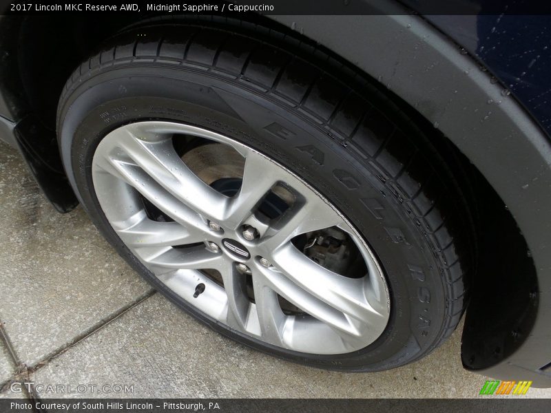 Midnight Sapphire / Cappuccino 2017 Lincoln MKC Reserve AWD