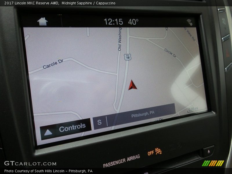 Midnight Sapphire / Cappuccino 2017 Lincoln MKC Reserve AWD