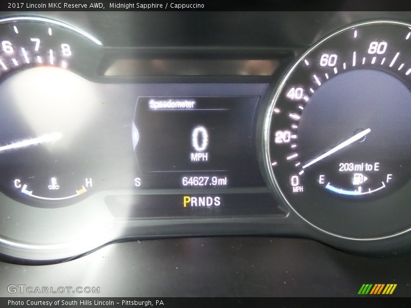 Midnight Sapphire / Cappuccino 2017 Lincoln MKC Reserve AWD