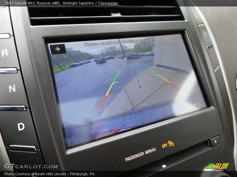 Midnight Sapphire / Cappuccino 2017 Lincoln MKC Reserve AWD