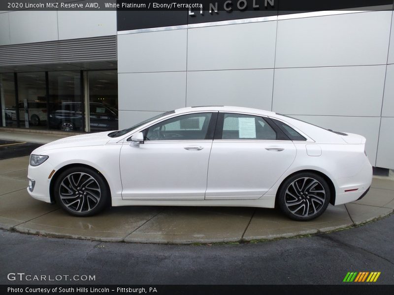  2020 MKZ Reserve AWD White Platinum