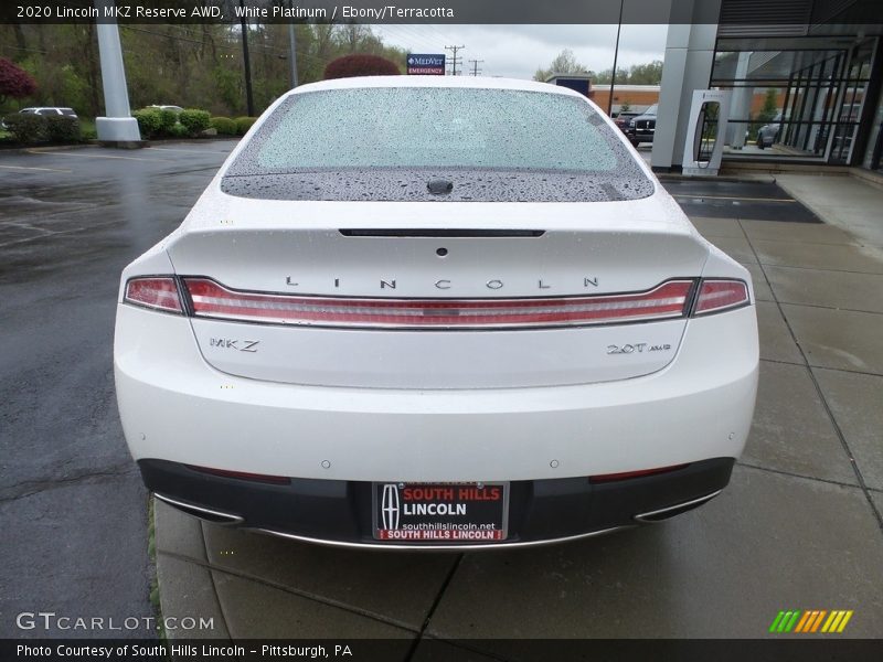 White Platinum / Ebony/Terracotta 2020 Lincoln MKZ Reserve AWD