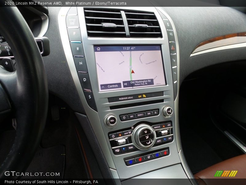 Controls of 2020 MKZ Reserve AWD