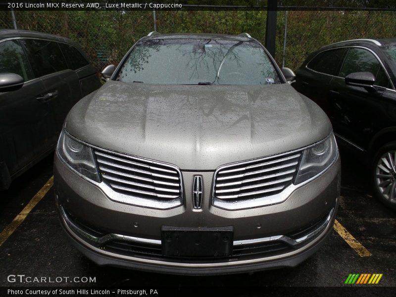 Luxe Metallic / Cappuccino 2016 Lincoln MKX Reserve AWD