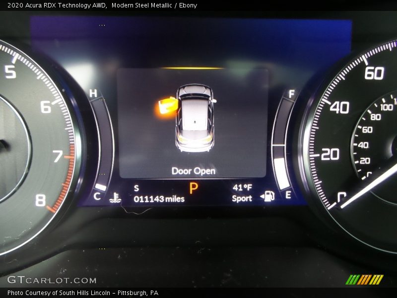 Modern Steel Metallic / Ebony 2020 Acura RDX Technology AWD
