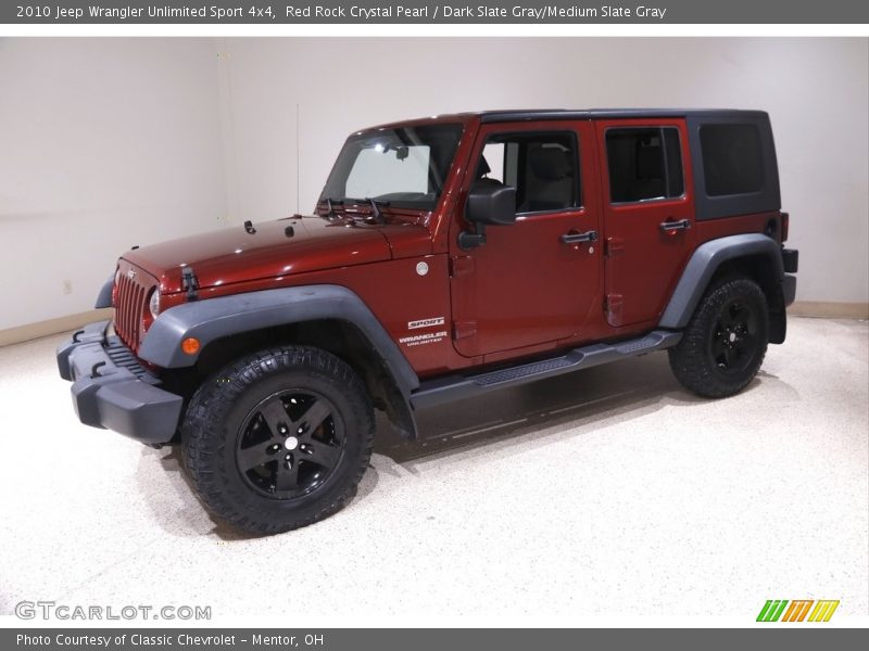 Front 3/4 View of 2010 Wrangler Unlimited Sport 4x4