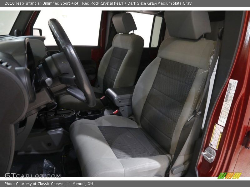 Red Rock Crystal Pearl / Dark Slate Gray/Medium Slate Gray 2010 Jeep Wrangler Unlimited Sport 4x4