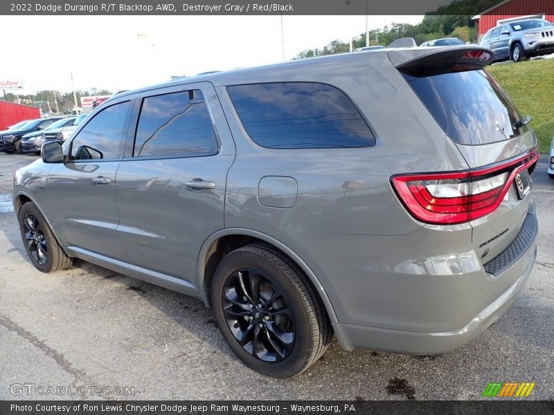 Destroyer Gray / Red/Black 2022 Dodge Durango R/T Blacktop AWD