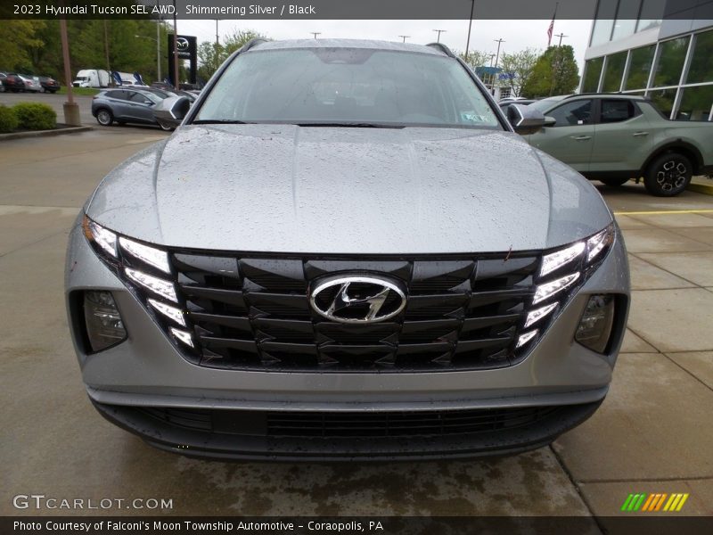 Shimmering Silver / Black 2023 Hyundai Tucson SEL AWD