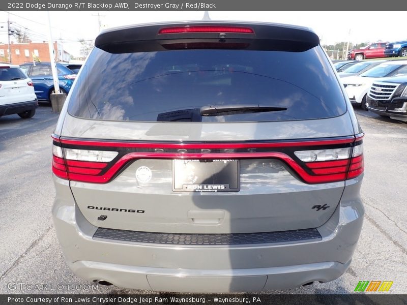 Destroyer Gray / Red/Black 2022 Dodge Durango R/T Blacktop AWD