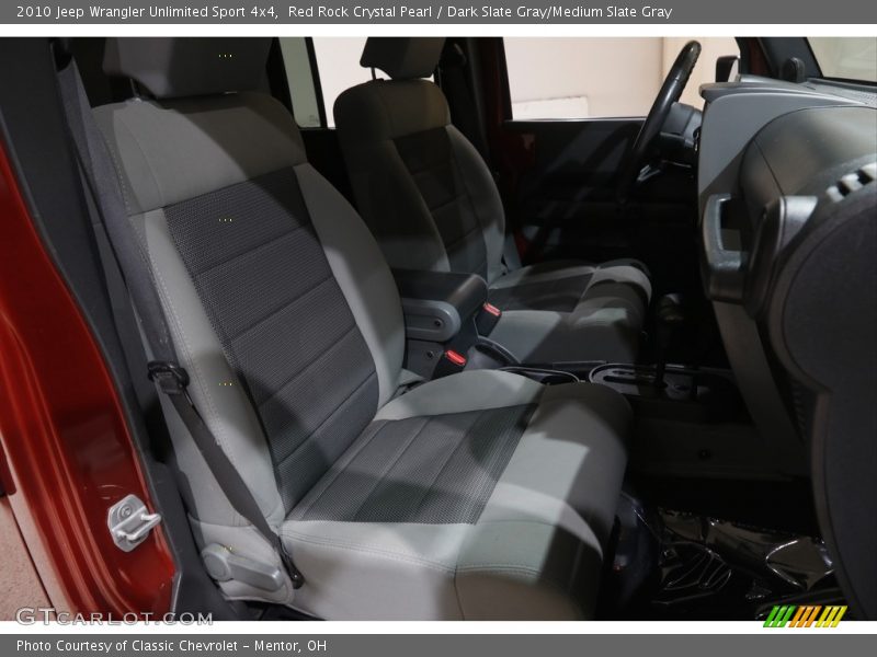 Red Rock Crystal Pearl / Dark Slate Gray/Medium Slate Gray 2010 Jeep Wrangler Unlimited Sport 4x4