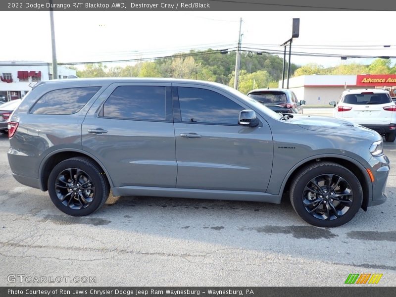 Destroyer Gray / Red/Black 2022 Dodge Durango R/T Blacktop AWD