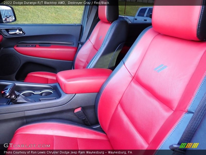 Destroyer Gray / Red/Black 2022 Dodge Durango R/T Blacktop AWD