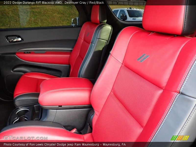 Destroyer Gray / Red/Black 2022 Dodge Durango R/T Blacktop AWD