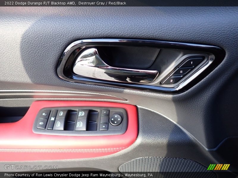 Destroyer Gray / Red/Black 2022 Dodge Durango R/T Blacktop AWD