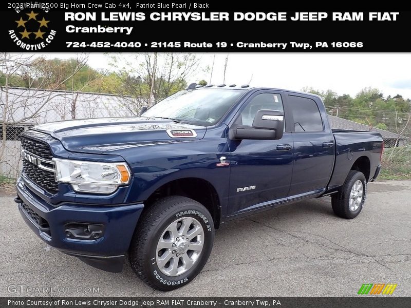 Patriot Blue Pearl / Black 2023 Ram 2500 Big Horn Crew Cab 4x4