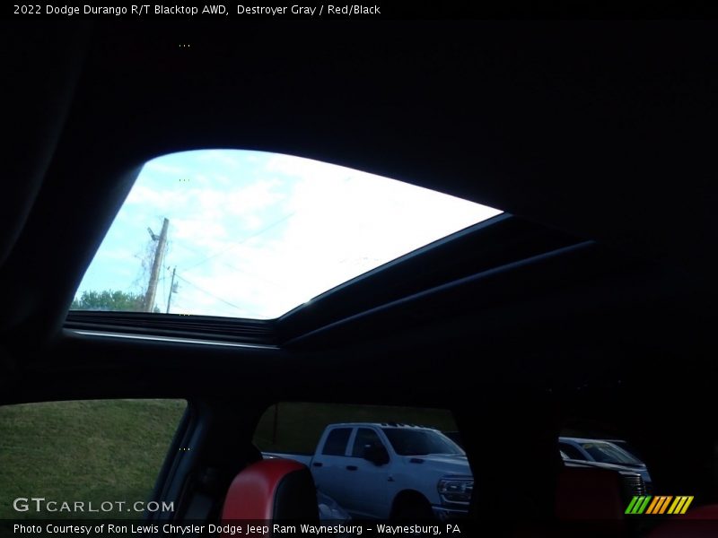 Destroyer Gray / Red/Black 2022 Dodge Durango R/T Blacktop AWD