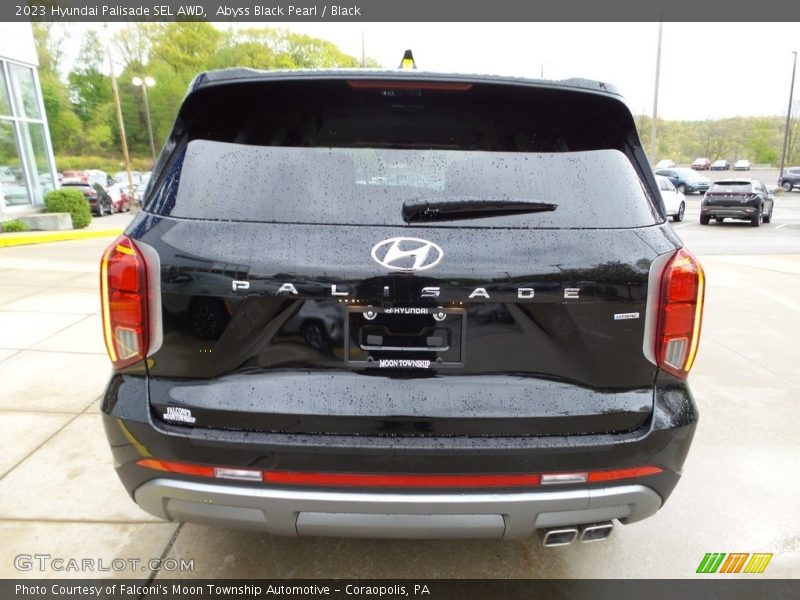 Abyss Black Pearl / Black 2023 Hyundai Palisade SEL AWD