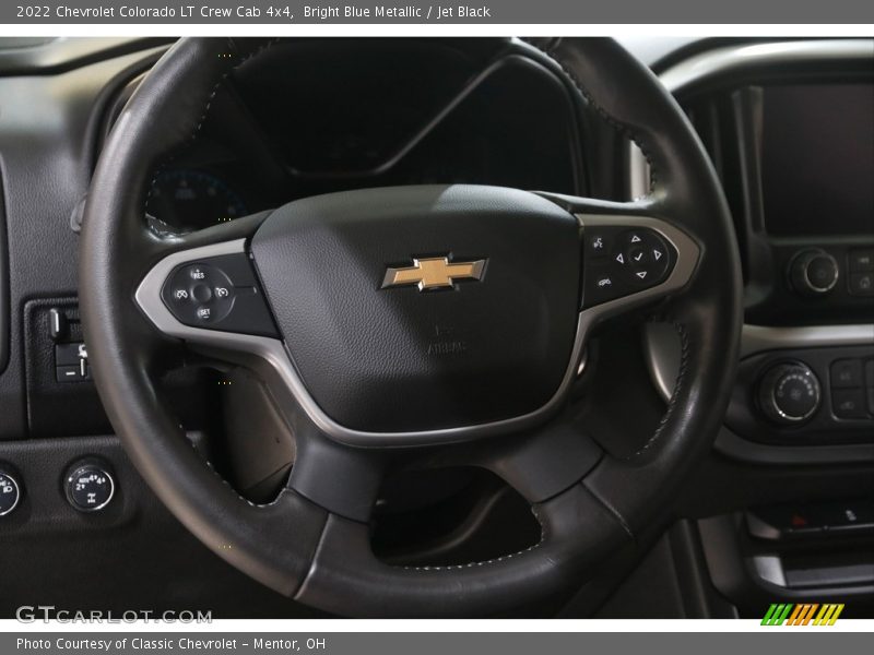 Bright Blue Metallic / Jet Black 2022 Chevrolet Colorado LT Crew Cab 4x4