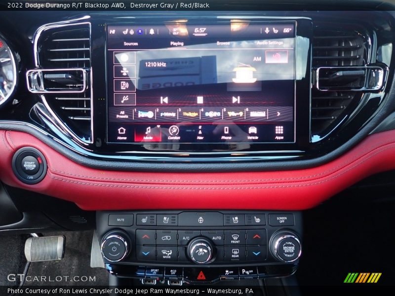 Destroyer Gray / Red/Black 2022 Dodge Durango R/T Blacktop AWD