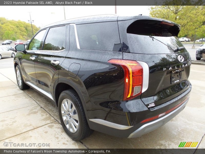 Abyss Black Pearl / Black 2023 Hyundai Palisade SEL AWD