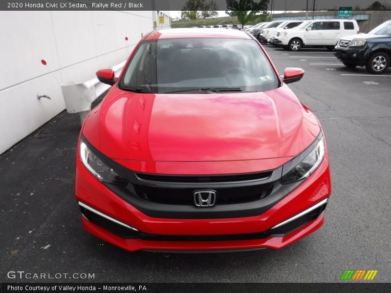 Rallye Red / Black 2020 Honda Civic LX Sedan