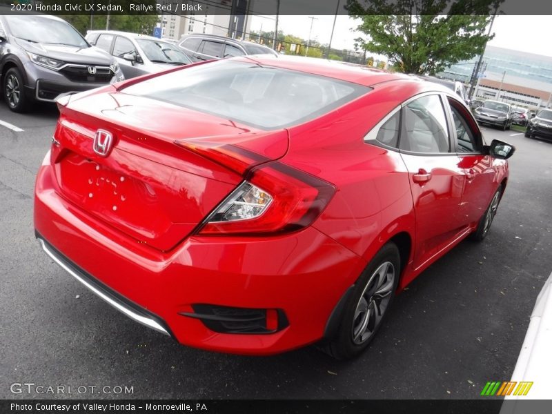 Rallye Red / Black 2020 Honda Civic LX Sedan