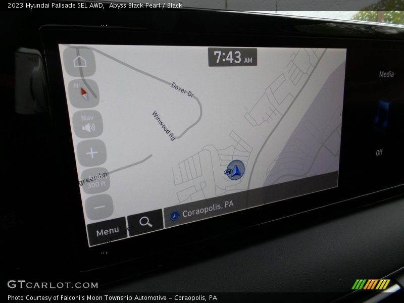 Navigation of 2023 Palisade SEL AWD