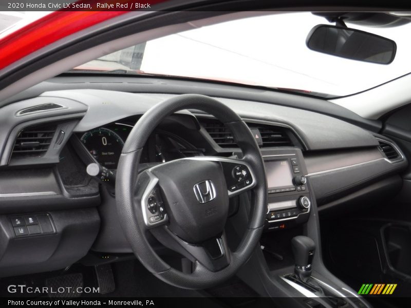 Rallye Red / Black 2020 Honda Civic LX Sedan
