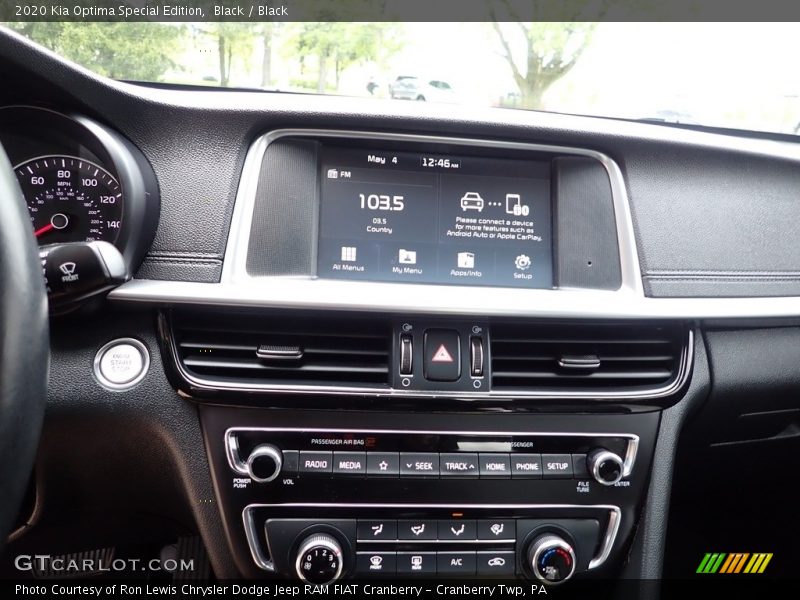 Black / Black 2020 Kia Optima Special Edition