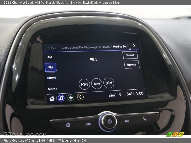 Mosaic Black Metallic / Jet Black/Dark Anderson Silver 2021 Chevrolet Spark ACTIV