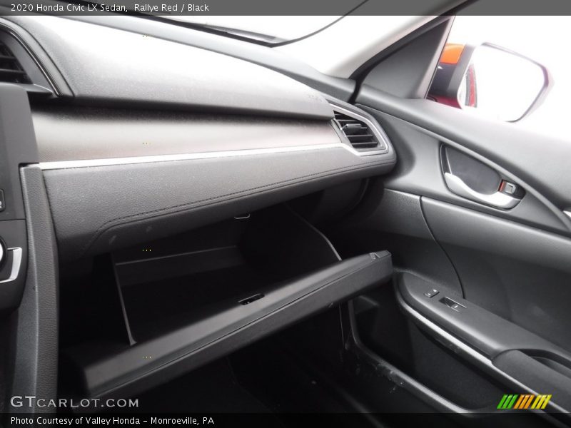 Rallye Red / Black 2020 Honda Civic LX Sedan