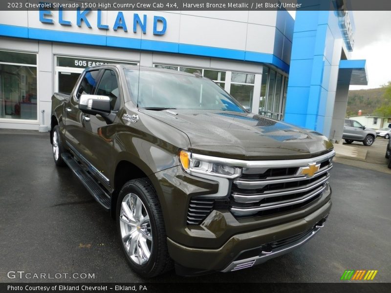 Harvest Bronze Metallic / Jet Black/Umber 2023 Chevrolet Silverado 1500 High Country Crew Cab 4x4