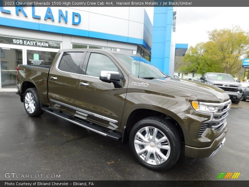 Harvest Bronze Metallic / Jet Black/Umber 2023 Chevrolet Silverado 1500 High Country Crew Cab 4x4