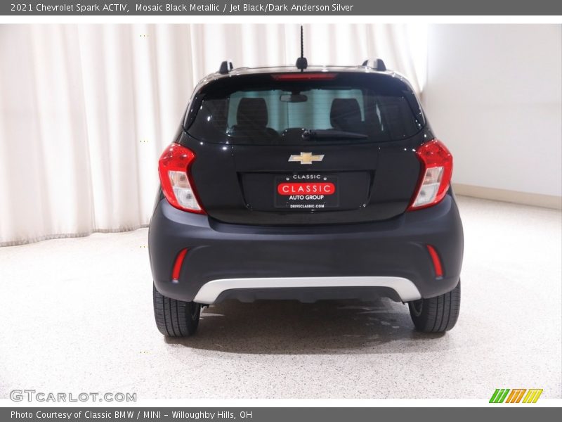 Mosaic Black Metallic / Jet Black/Dark Anderson Silver 2021 Chevrolet Spark ACTIV