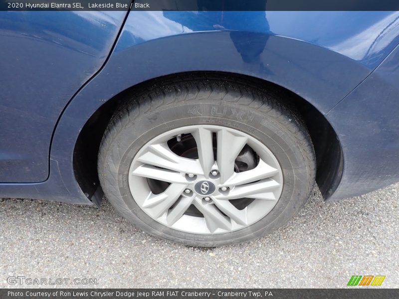 Lakeside Blue / Black 2020 Hyundai Elantra SEL
