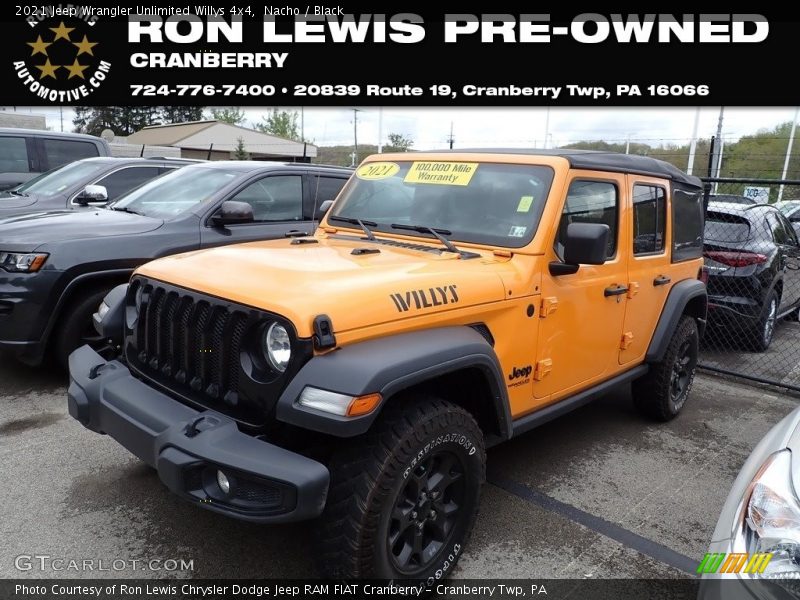 Nacho / Black 2021 Jeep Wrangler Unlimited Willys 4x4