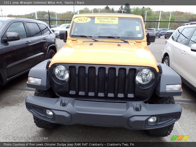 Nacho / Black 2021 Jeep Wrangler Unlimited Willys 4x4