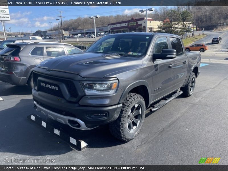 Granite Crystal Metallic / Black 2020 Ram 1500 Rebel Crew Cab 4x4