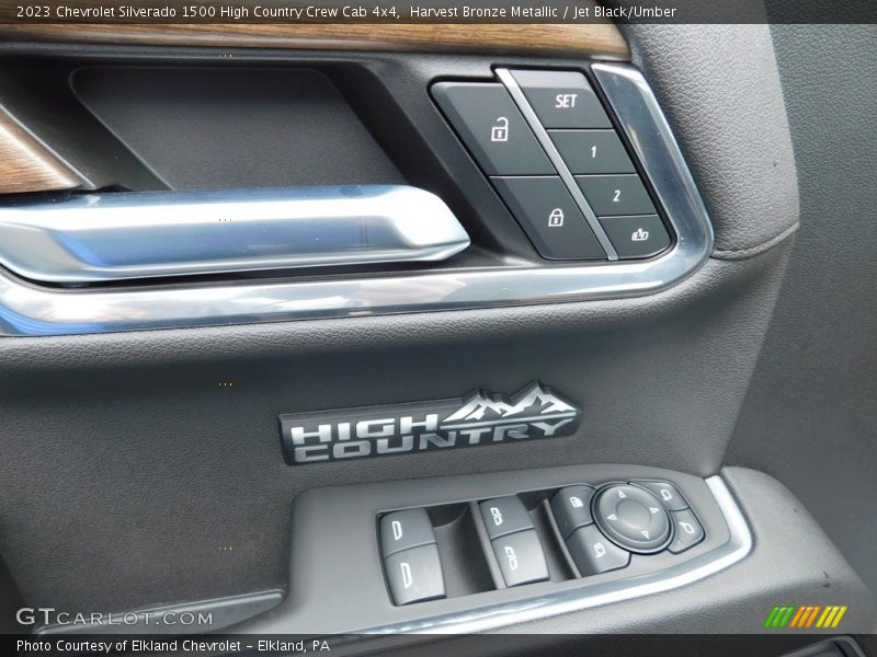Door Panel of 2023 Silverado 1500 High Country Crew Cab 4x4