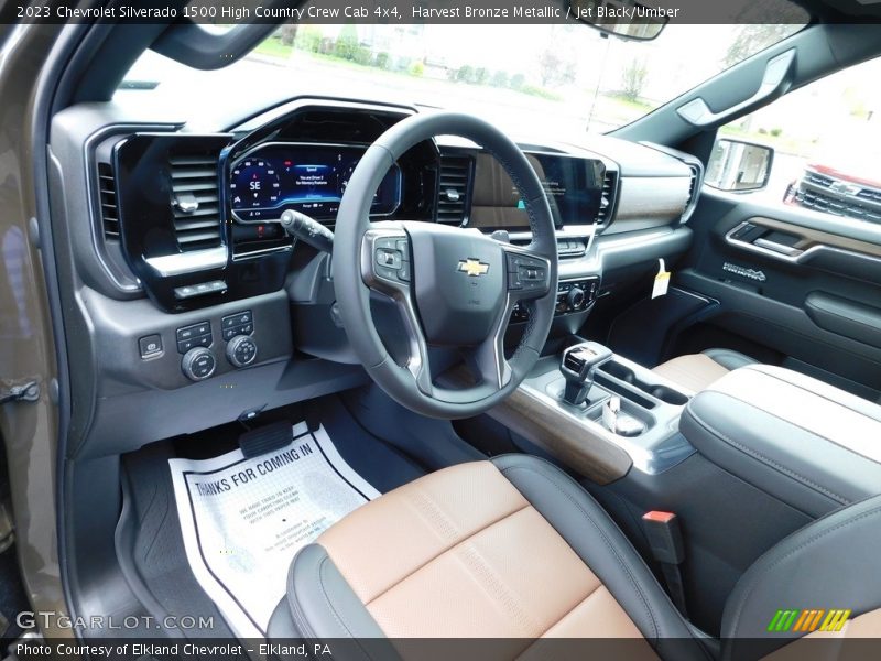  2023 Silverado 1500 High Country Crew Cab 4x4 Jet Black/Umber Interior