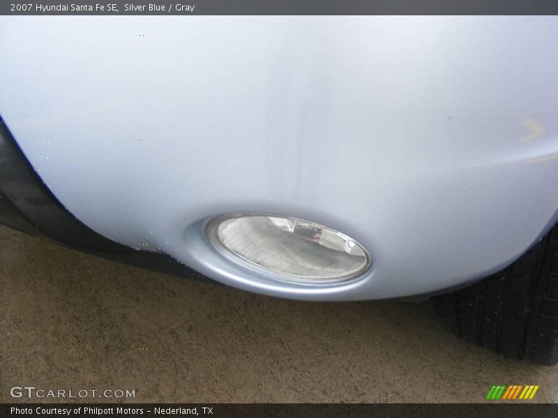 Silver Blue / Gray 2007 Hyundai Santa Fe SE