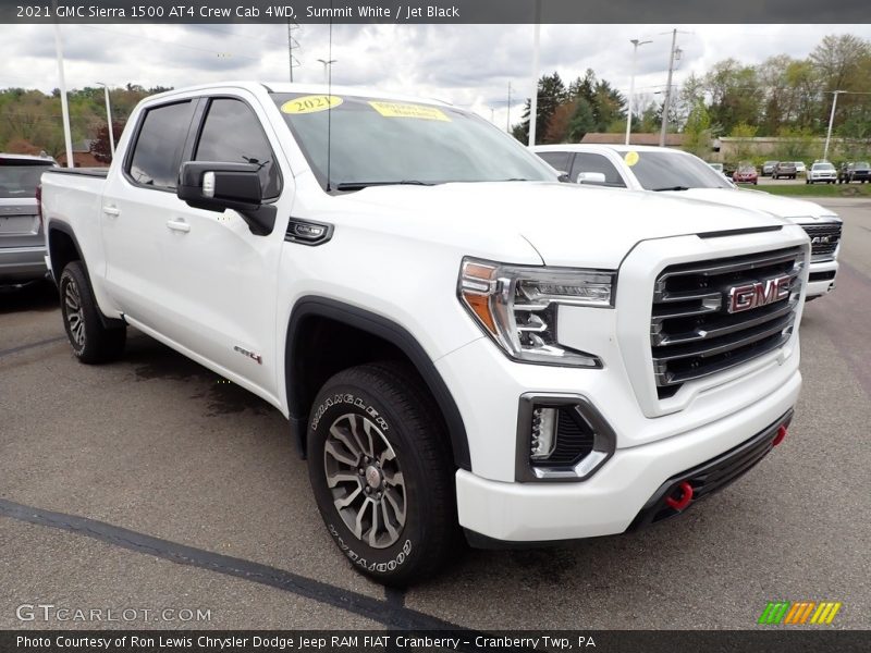 Front 3/4 View of 2021 Sierra 1500 AT4 Crew Cab 4WD