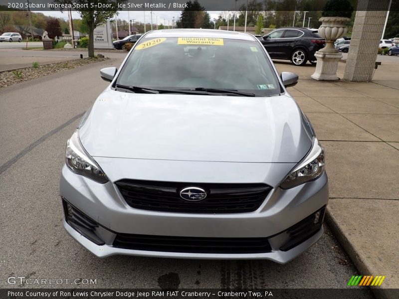 Ice Silver Metallic / Black 2020 Subaru Impreza Sport 5-Door