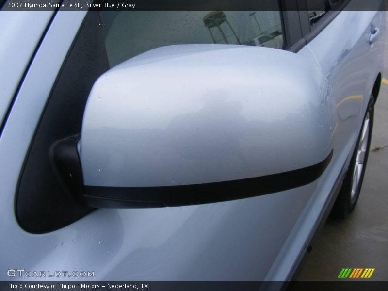Silver Blue / Gray 2007 Hyundai Santa Fe SE
