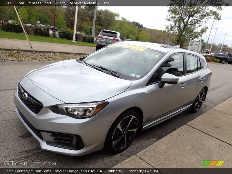 Ice Silver Metallic / Black 2020 Subaru Impreza Sport 5-Door