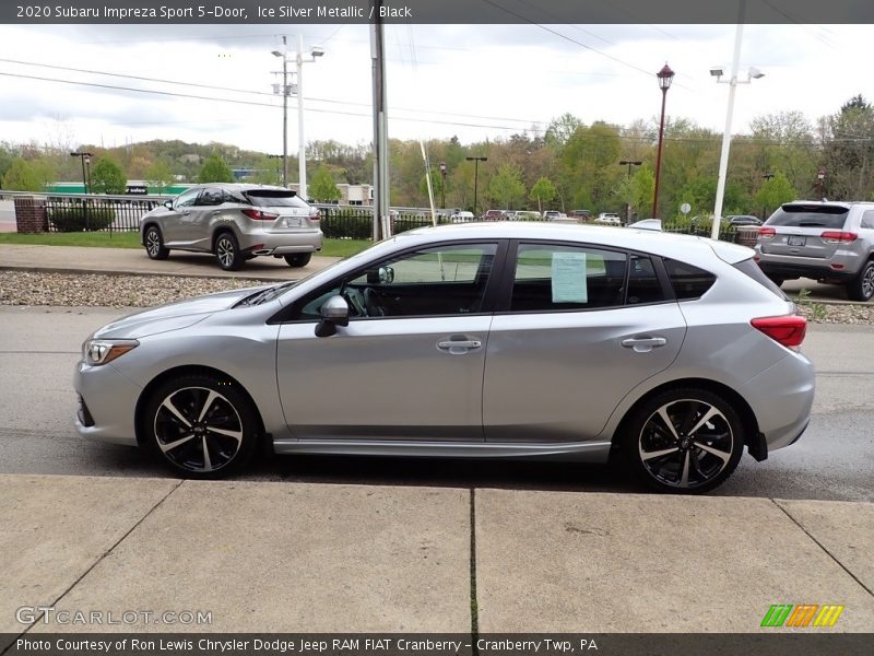 Ice Silver Metallic / Black 2020 Subaru Impreza Sport 5-Door